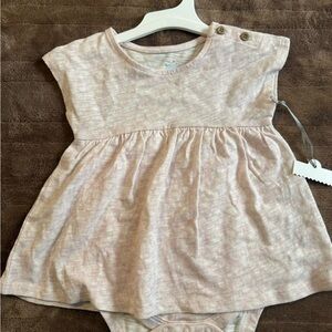 Cloud Island Pink Diaper Cover Dress Girls 12M NWT